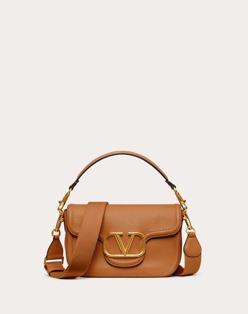 Valentino Garavani Alltime Grainy Calfskin Shoulder Bag