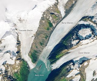 Barry Glacier, seen in September 2013.