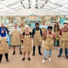 Cast of 'The Great British Bake Off.'