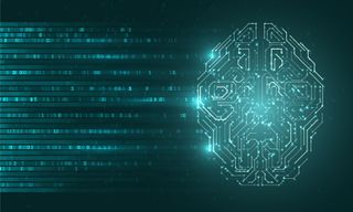 A digital brain made up of numbers
