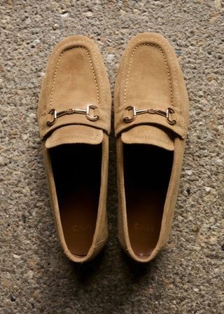 Buckle Leather Moccasins - Women | Mango United Kingdom