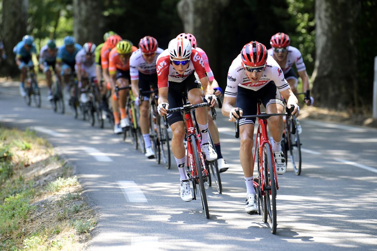 Bauke Mollema (Trek-Segafredo) on the attack