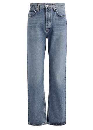 90s Pinch Waist Straight-Leg Jeans