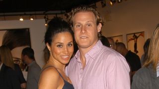Meghan Markle and Trevor Engelson attend COACH