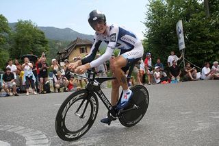 Larsson wins morning stage, Lancaster third