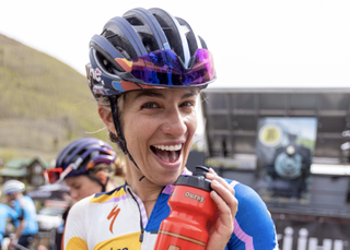Sarah Sturm won the gravel race during 2023 Iron Horse Bicycle Classic