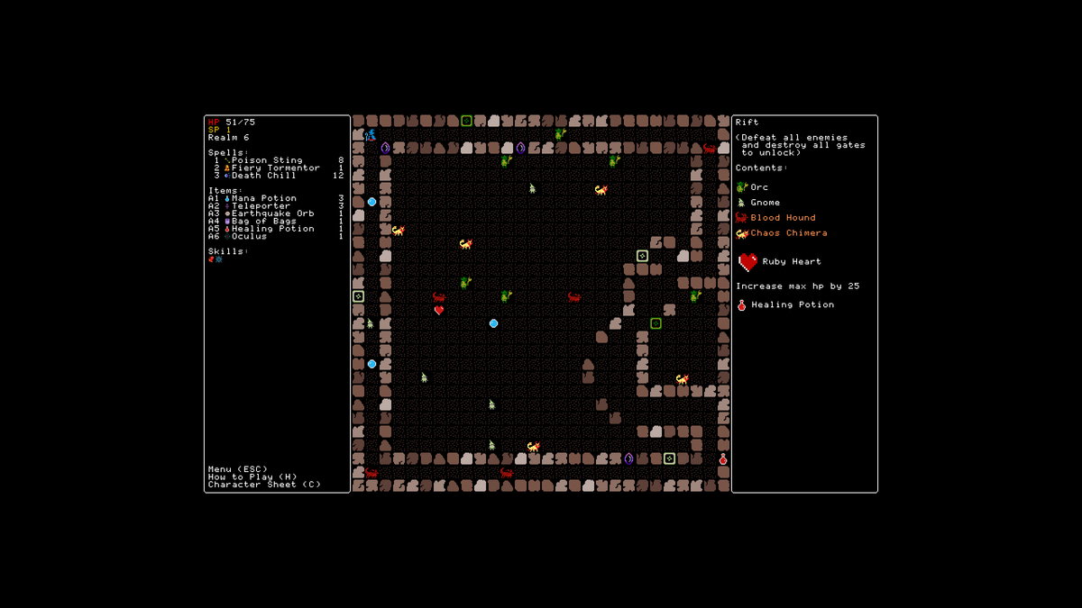 Rift Wizard, a pixel art roguelike with surprising depth