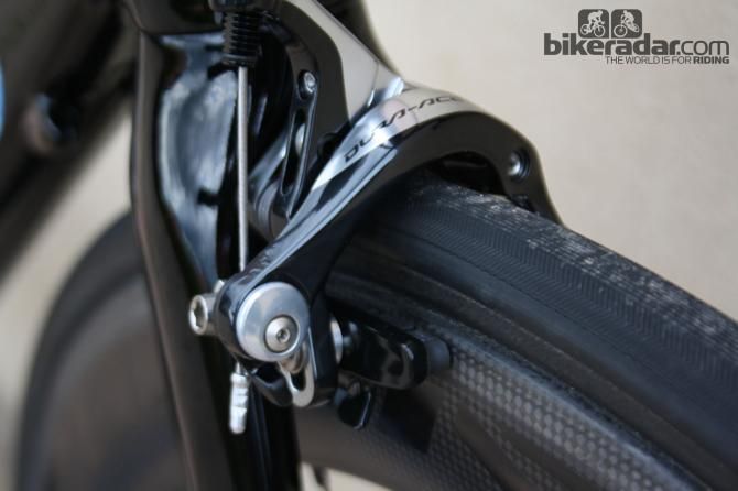 The new Dura Ace brakes have won plaudits for their extra braking power over previous generations
