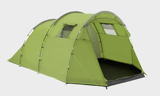 outdoor with tent on green color