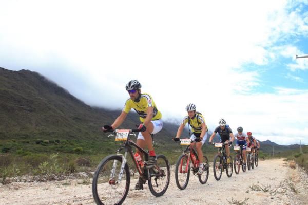 The Czech duo of Robert Novotny and Kristian Hynek before punctures ruined their day.