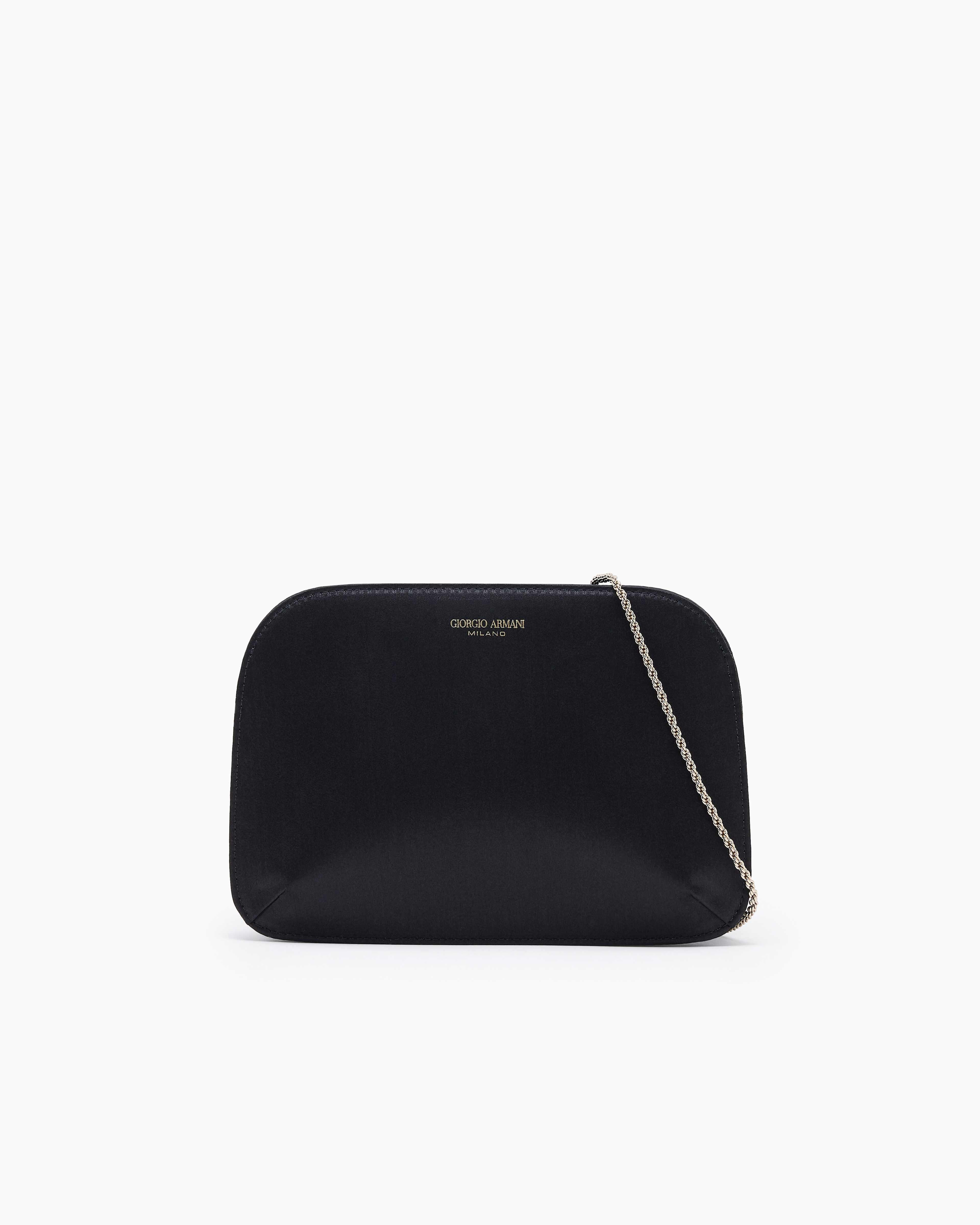 Satin La Prima Clutch Bag