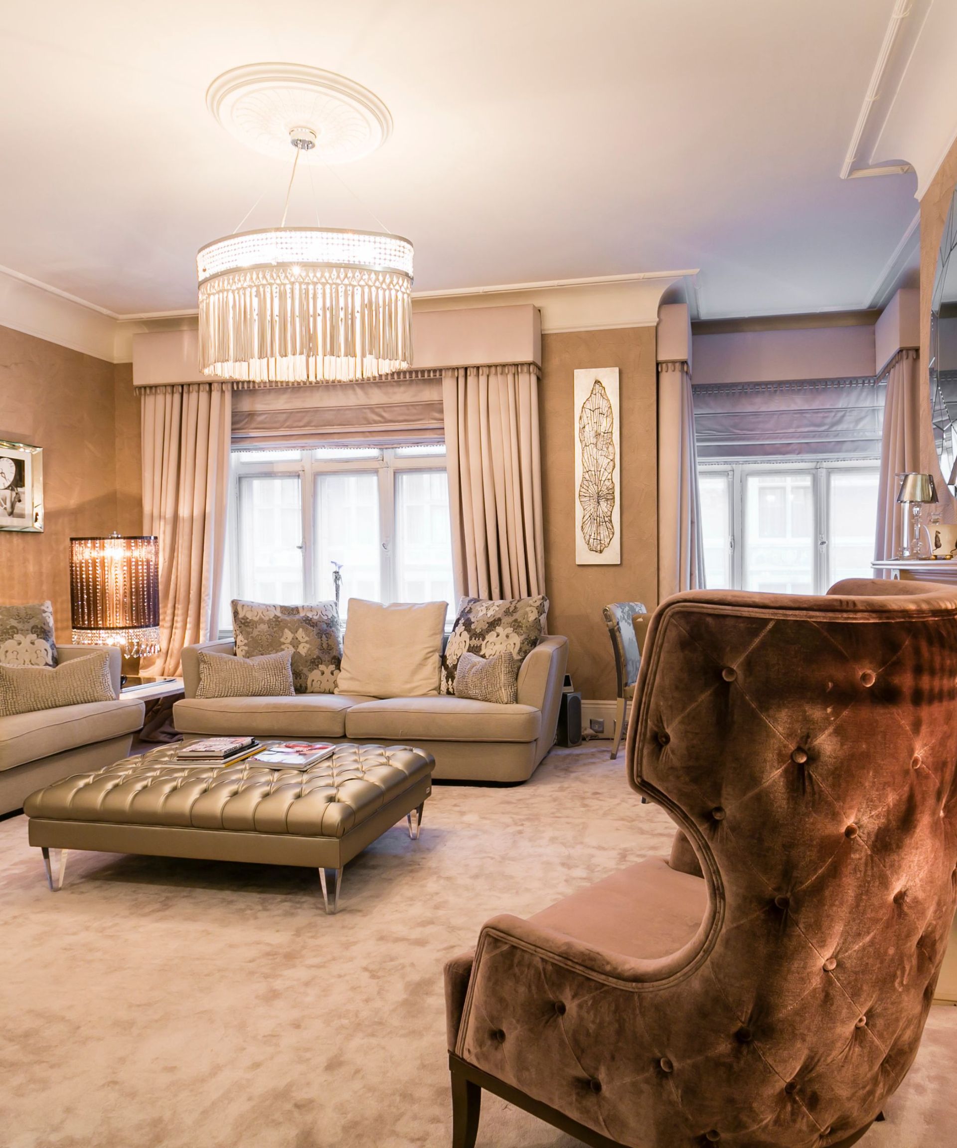 Winston Churchill's living room