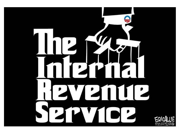 Political cartoon IRS taxes