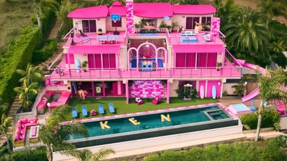 Barbie house Airbnb