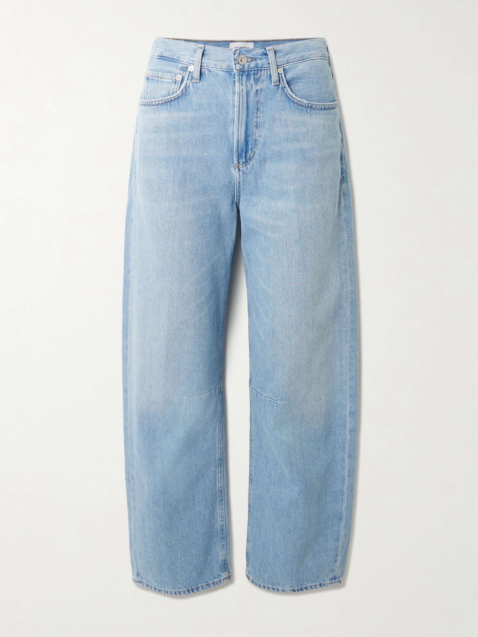 Miro Mid-Rise Barrel-Leg Jeans