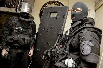 French police commandos.