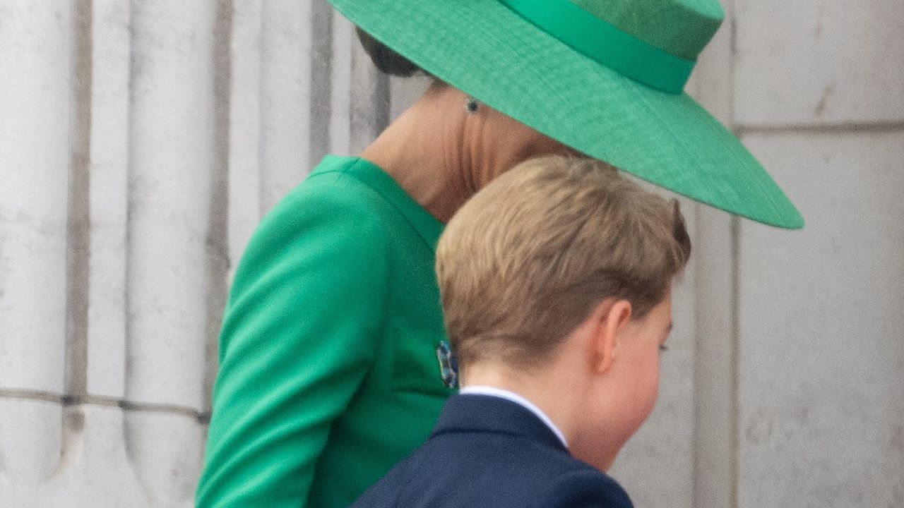 Kate Middleton pictured with her eldest child, Prince George