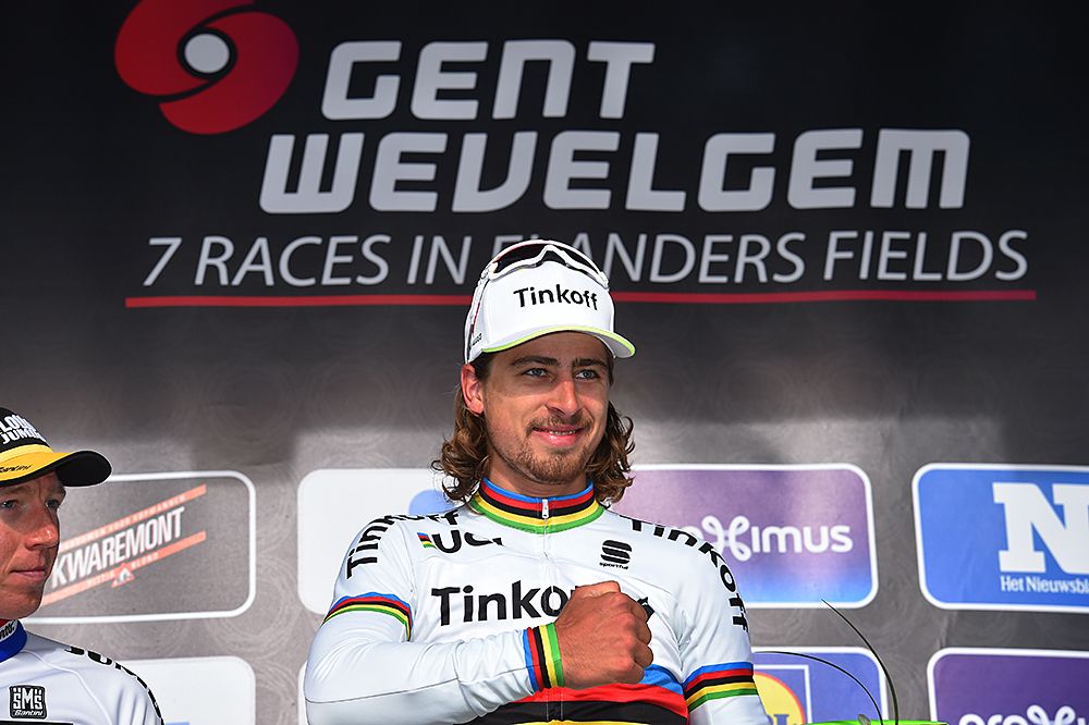Peter Sagan (Tinkoff) wins Gent-Wevelgem
