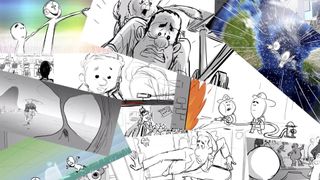 Pixar Soul storyboards