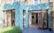 copper cladding on extension in London