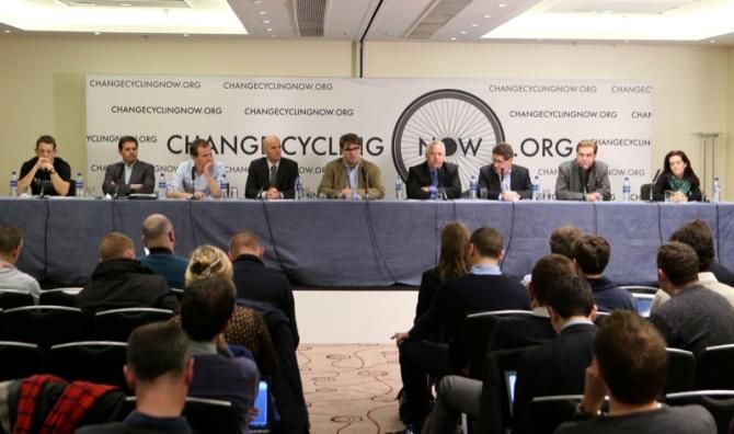 The Change Cycling Now organisation called a press conference in London on Monday.