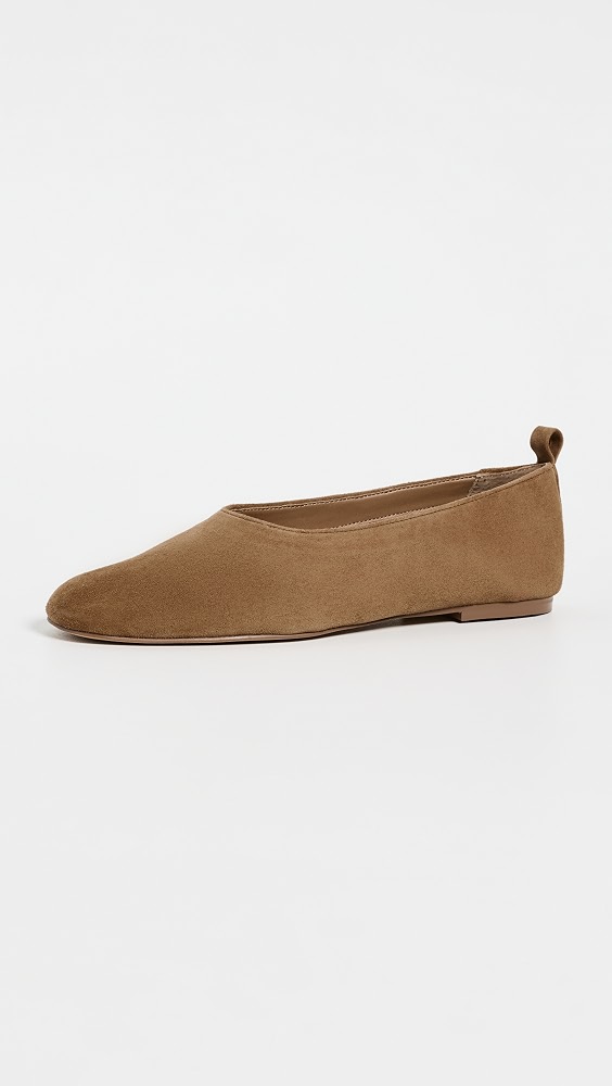 Kory Suede Flats - Light Brown Suede