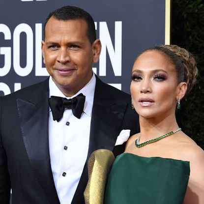 beverly hills, california january 05 jennifer lopez and alex rodriguez arrives at the 77th annual golden globe awards attends the 77th annual golden globe awards at the beverly hilton hotel on january 05, 2020 in beverly hills, california photo by steve granitzwireimage