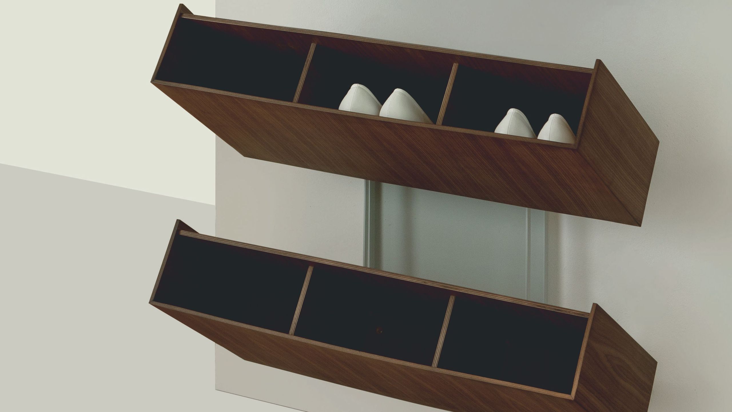 This Hidden Tilting Shoe Rack Will Save Your Messy Hallway