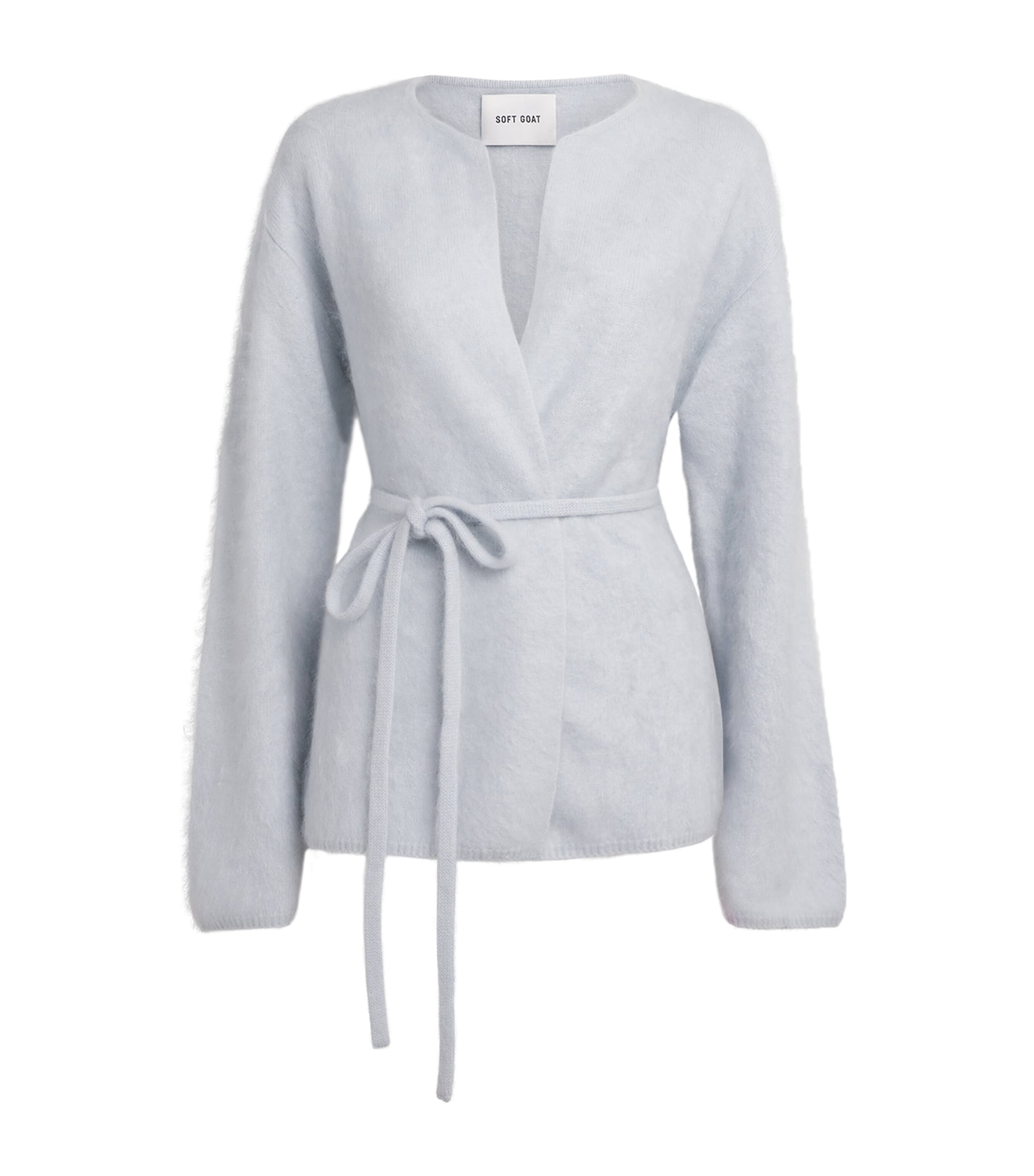 Soft Goat Brushed Cashmere Cardigan