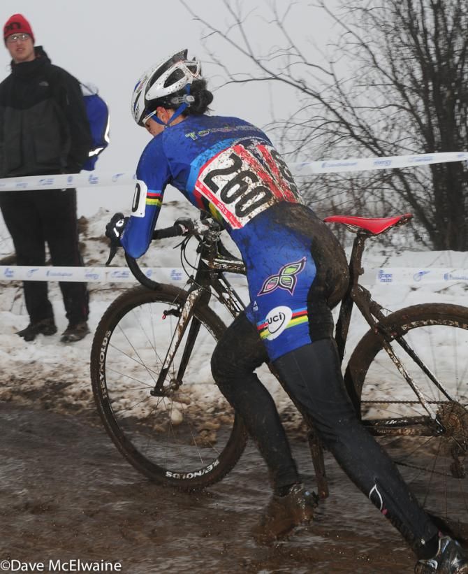 The World Champion Rebecca Gross found herself behind from the beginning