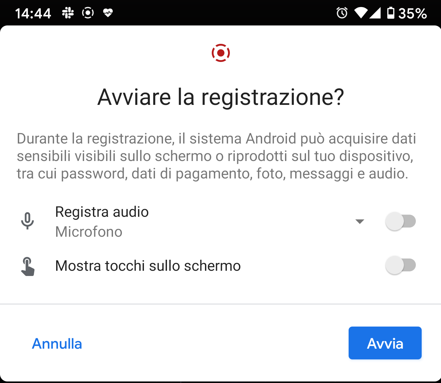Come registrare lo schermo dello smartphone con Android 11