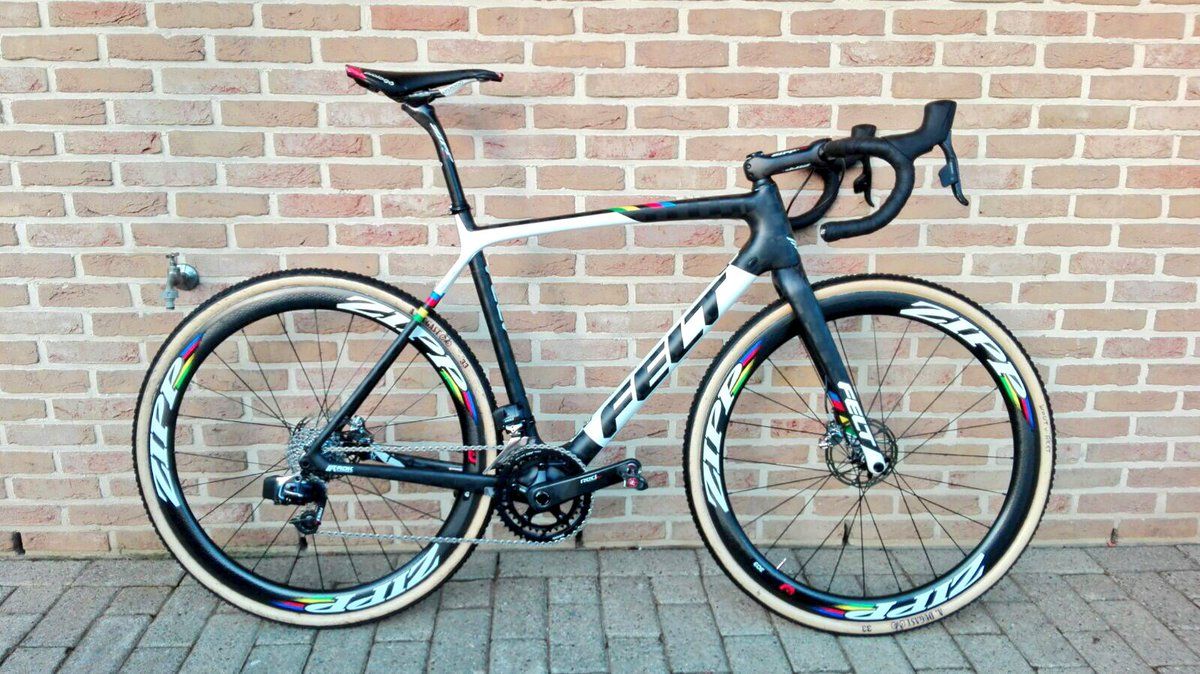 Wout Van Aert new Felt cyclo-cross bike