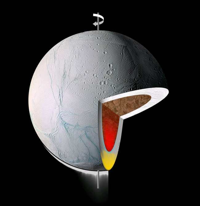 Moon&#039;s Geysers Created by Ice Fractures