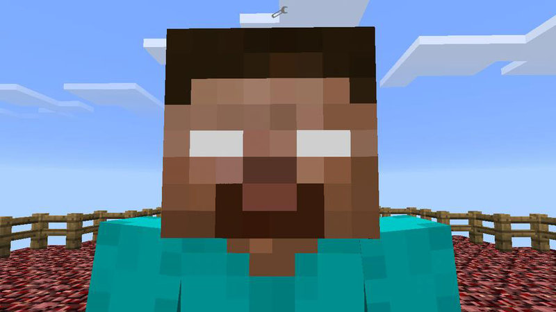 True Minecraft cool herobrine skin