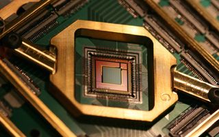 D-Wave quantum annealing processor. Image: D-Wave Systems