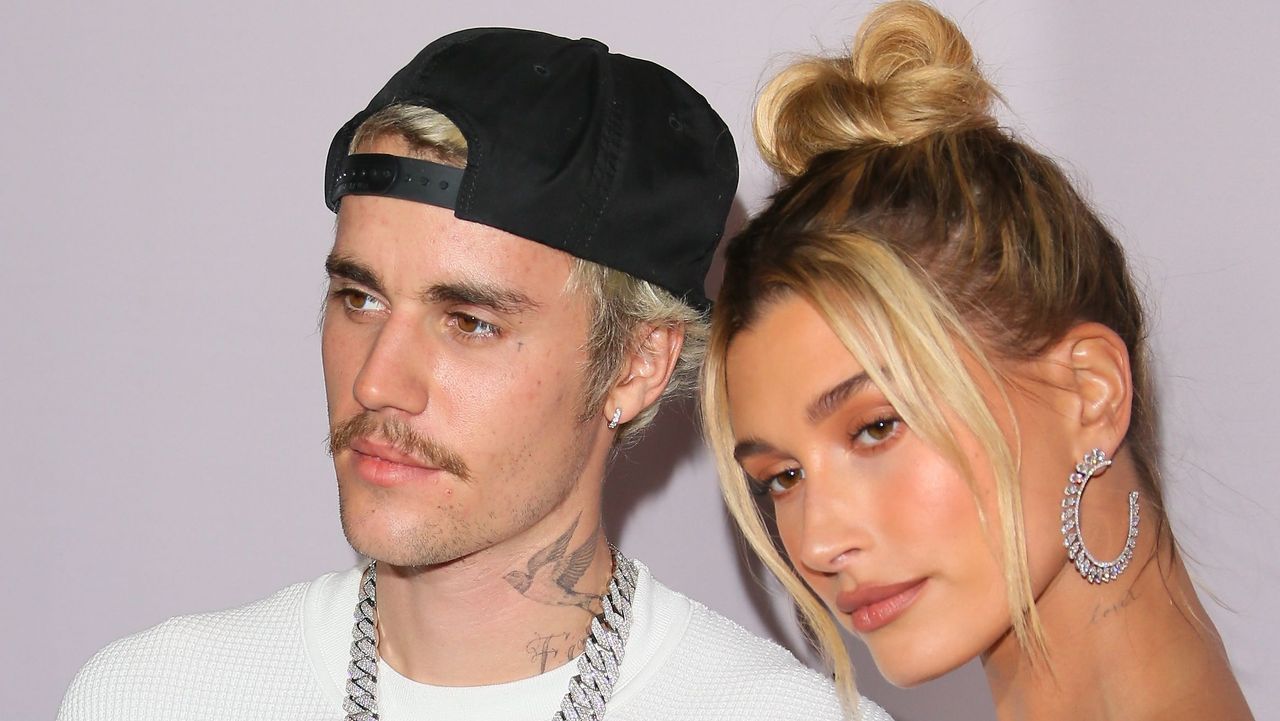 los angeles, california january 27 justin bieber and hailey bieber attend the premiere of youtube originals justin bieber seasons at regency bruin theatre on january 27, 2020 in los angeles, california photo by jean baptiste lacroixfilmmagic