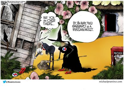 Political Cartoon U.S. Wicked Tulsi Gabbard