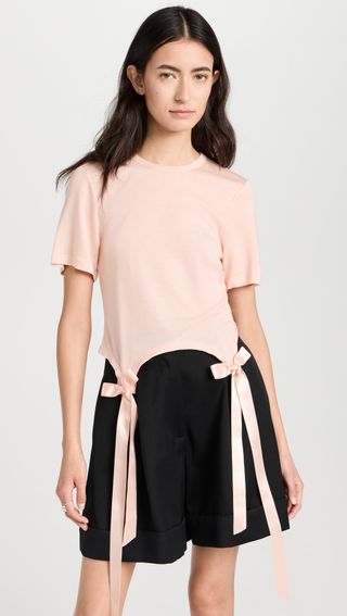 Easy T-Shirt With Bow Tails