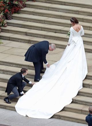 Bride, Wedding dress, Photograph, Gown, Dress, Bridal clothing, Veil, Ceremony, Wedding, Bridal accessory,