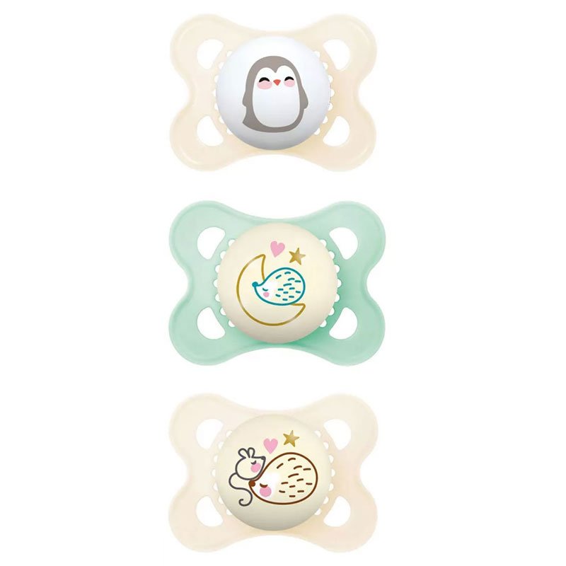 baby pacifier set of three from MAM