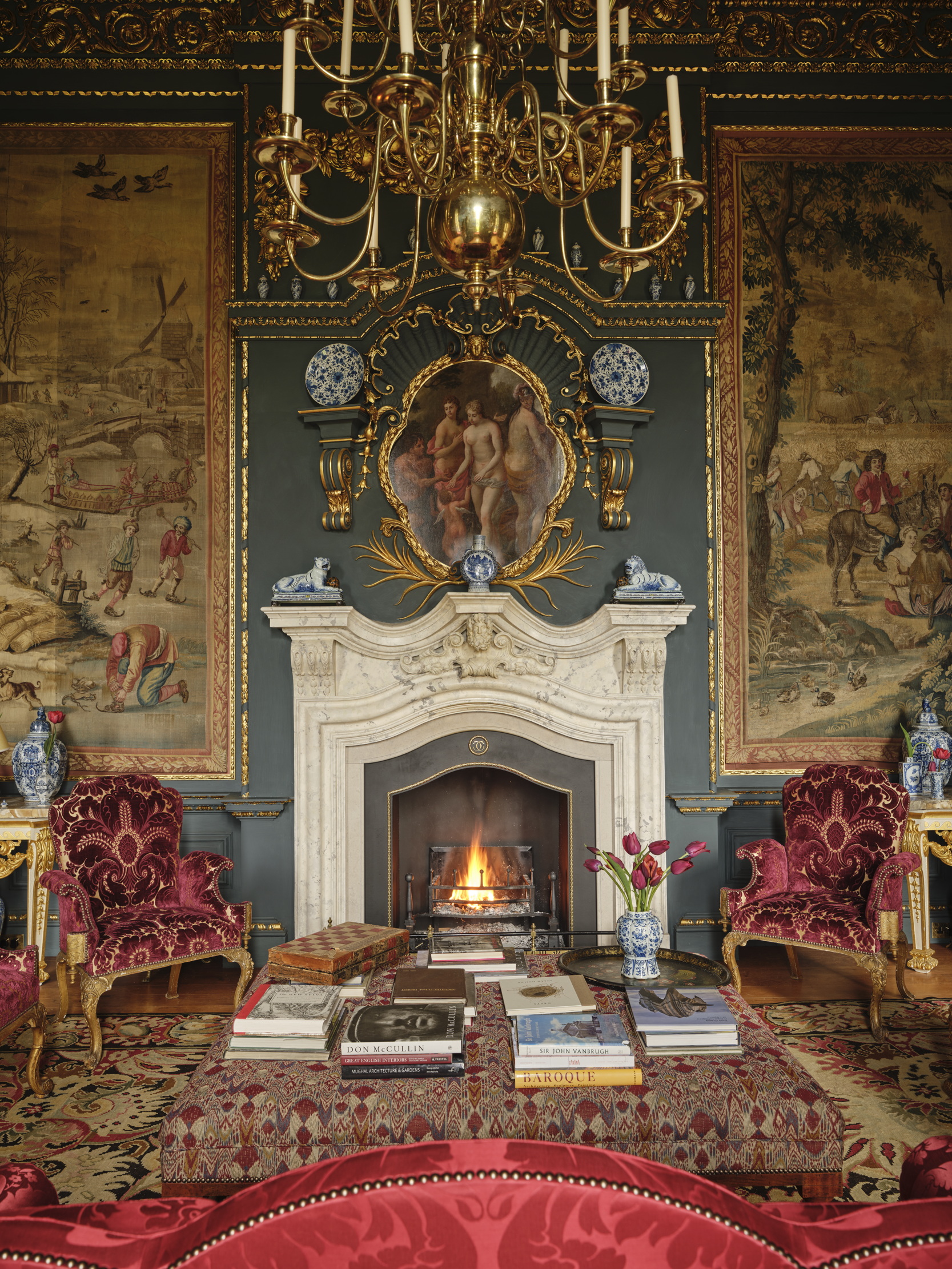 The tapestry room at Castle Howard
