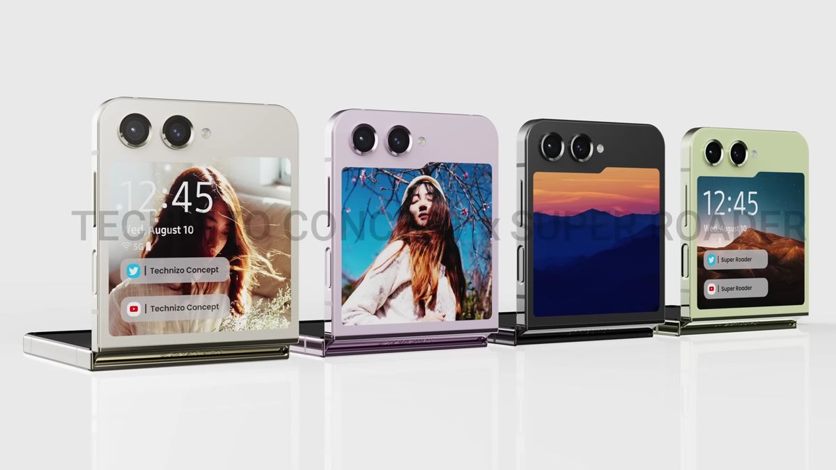 Galaxy Z Flip 5 concept render