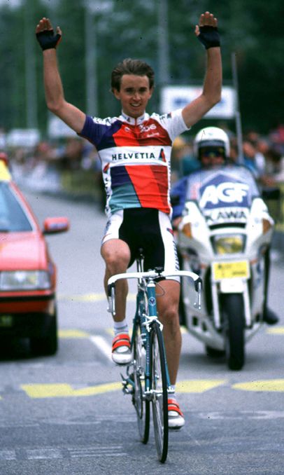 Gilles Delion takes out the Classique des Alpes in 1992
