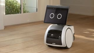 Amazon Astro robot in a home