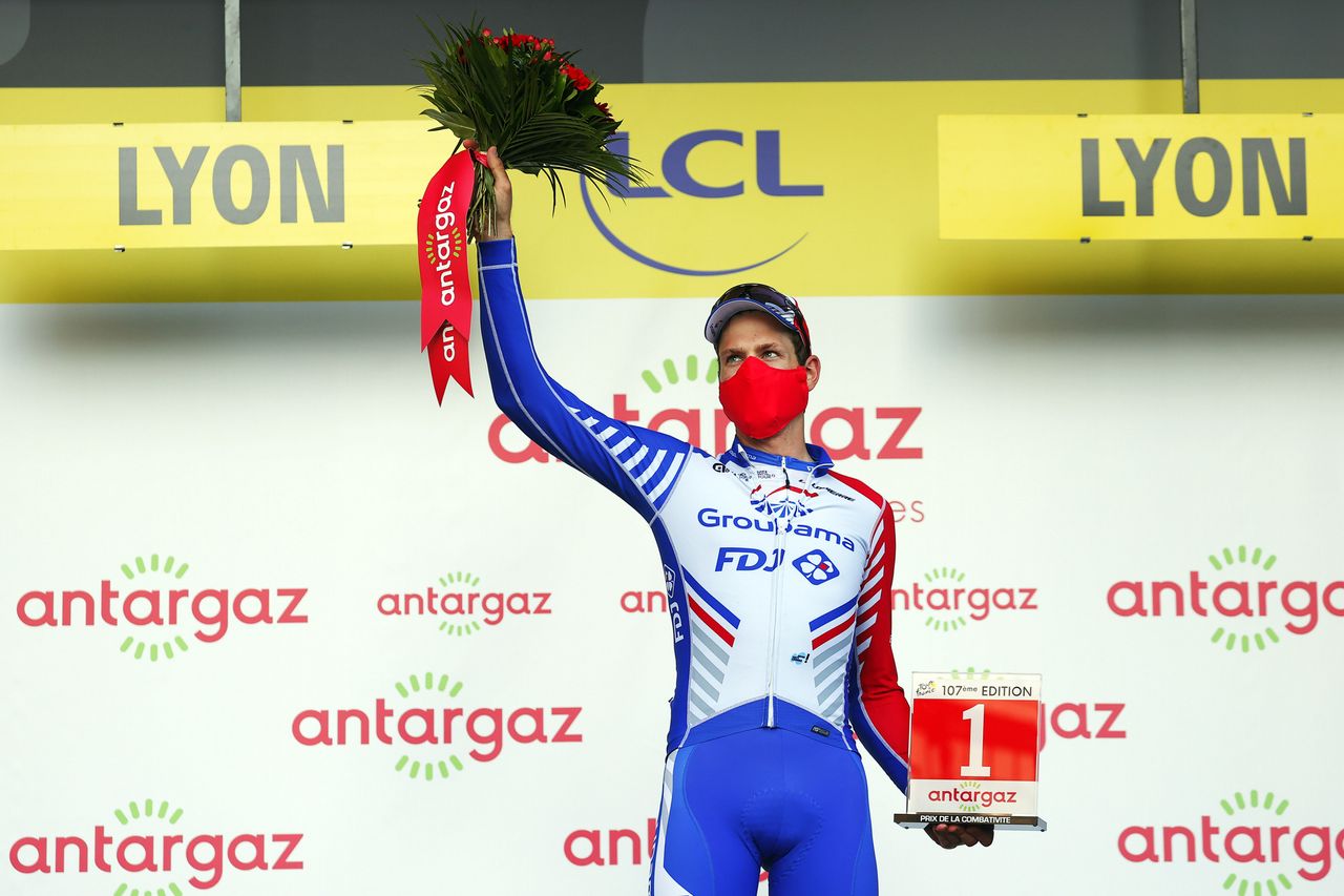 Tour de France 2020 - 107th Edition - 14th stage Clermont Ferrand - Lyon 194 km - 12/09/2020 - Stefan Kung (SUI - Groupama - FDJ) - photo Luca Bettini/BettiniPhoto&Acirc;&copy;2020
