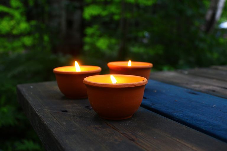 Village Candle citronella candles to place outdoors