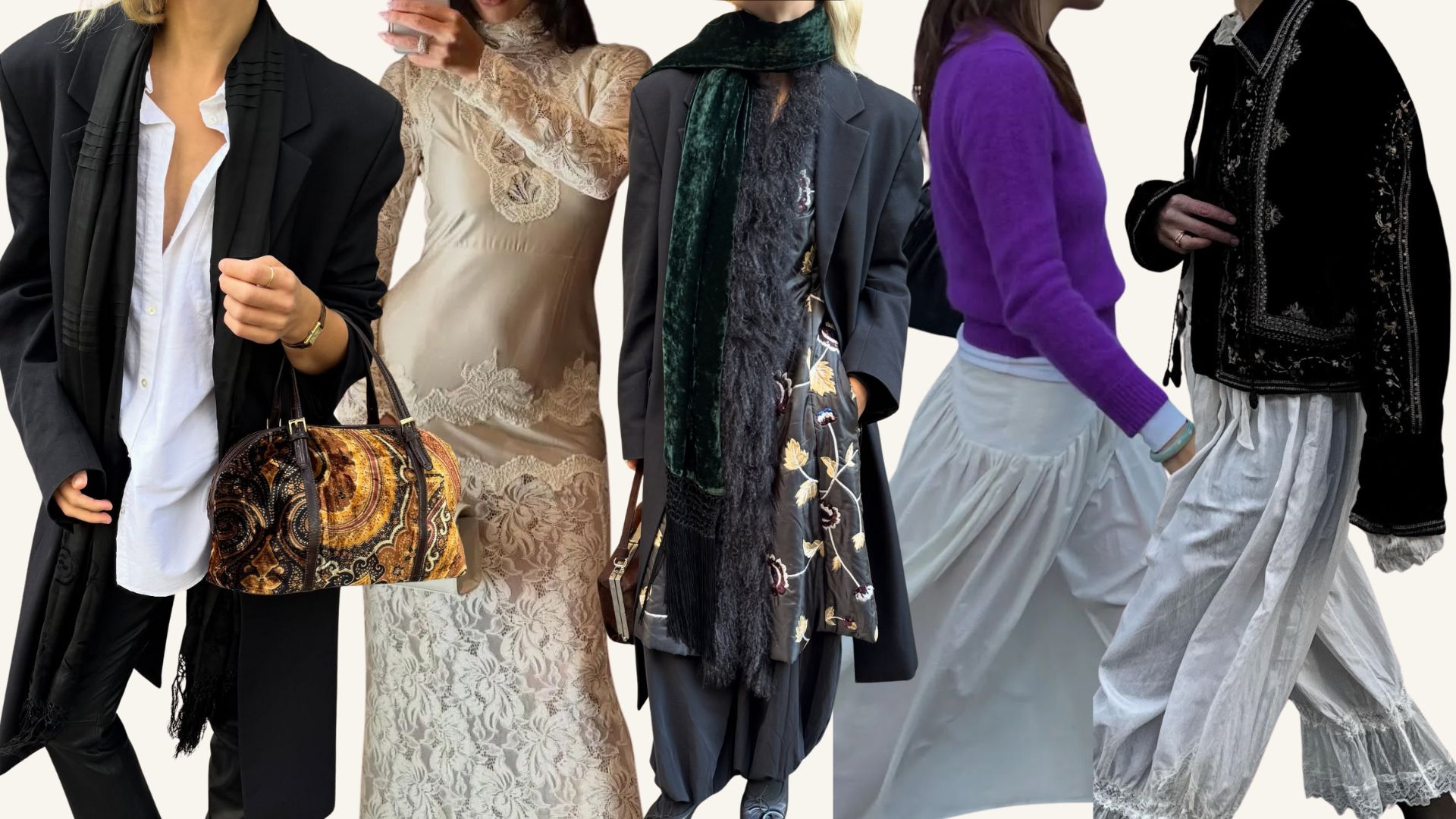 collage of witchy trend