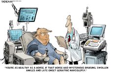 Political cartoon