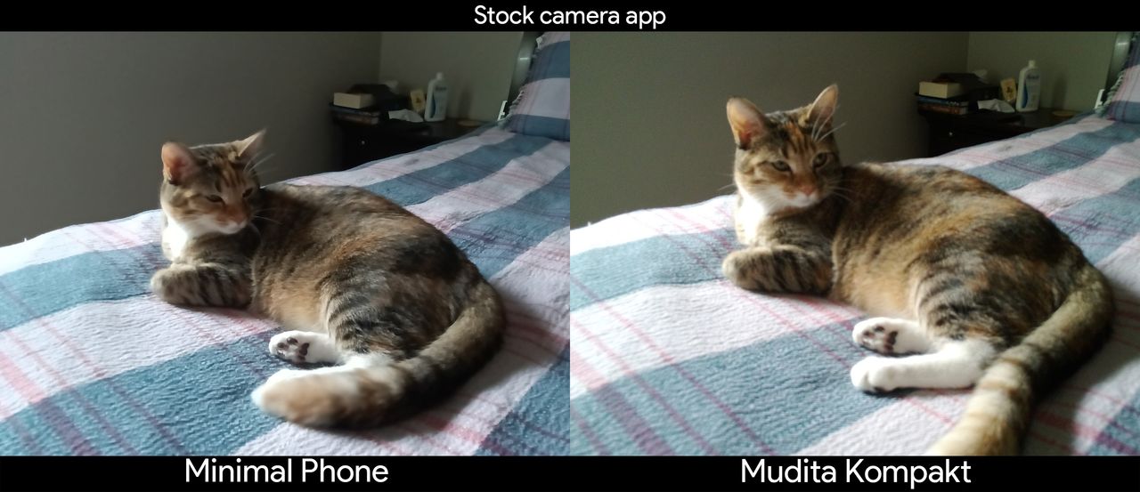 Comparing the cameras on the Mudita Kompakt vs the Minimal Phone