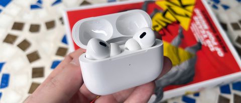 AirPods Pro 2 with the lid open